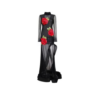 Blumarine Mujer, Vestidos, Negro, Talla: S