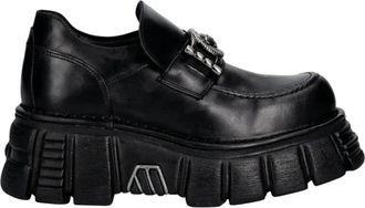 New Rock M-895-C6 - Dames - Loafers - Zwart - 39 EU - Leer - Schoenen
