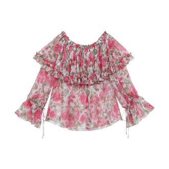 Chlo&eacute; Top - female - Chlo&eacute; - Blouses - Multicolor - S - Blouses & Shirts