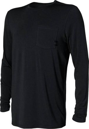 Saxx Mens Sleepwalker Long Sleeve Pocket Tee In Black