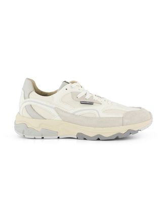 Floris Van Bommel Witte sneaker Floris van Bommel ademend materiaal