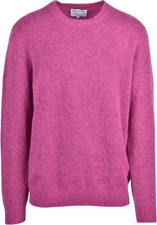 MC2 Saint Barth Pink Alpaca-Blend Crewneck Sweater