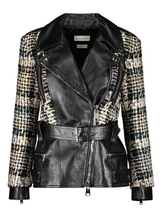 Alexander McQueen Giacca biker - Nero