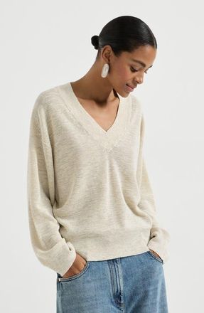 Brunello Cucinelli Linen sweater in Military at Nordstrom, Size Xx-Small Eu