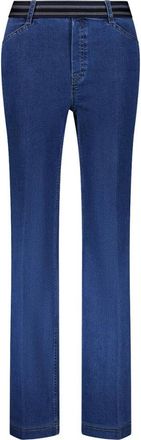Gardeur Dames, Jeans, Blauw, Maat: S Katoen