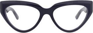 Balenciaga 53mm Cat Eye Optical Glasses in Blue Blue Transparent at Nordstrom Rack