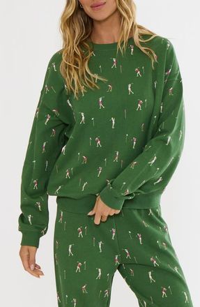 Beach Riot Devyn Oversize Sweatshirt in Under Par at Nordstrom, Size X-Large