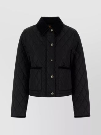 Burberry quilted cropped jacket