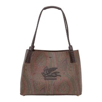 Etro Small Libra Tote - female - Etro - Shopping Bags - Brown - ONE SIZE - Bags