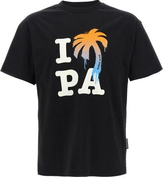 Palm Angels Black Graphic T-Shirt