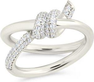 Sterling Forever Irene Twist Ring in Silver at Nordstrom, Size 7