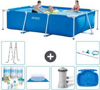 Intex Piscina Con Estructura Rectangular - 300x200x75 Cm - 7-piezas S20841