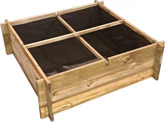 Habitat et Jardin Cuadrado De Huerto aroma - 100 X 100 X 30 Cm