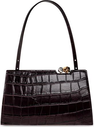 Jacquemus De Salon Leren Tas - Dames - Schoudertassen - Rood - ONE Size - Katoen - Tassen