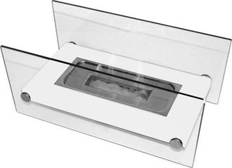 Purline Purline - Chimenea De Etanol De Sobremesa En Metal Blanco