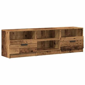 Berkfield Home TV Cabinet Old Wood 150x33.5x45 cm Engineered Wood in Brown