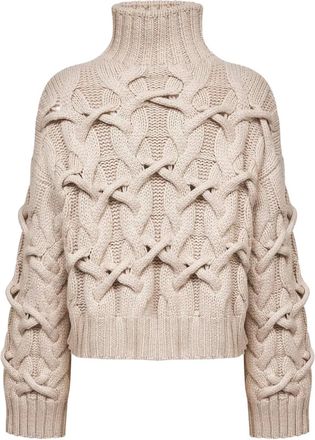 Brunello Cucinelli Maglione con lavorazione intrecciata - Toni neutri