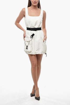 Stella McCartney Mini Dress with Belt and Utility Pockets Stella McCartney