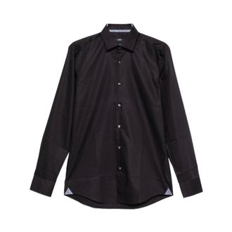 HUGO BOSS Overhemden, Heren, Blauw, M, Spread Collar Shirt