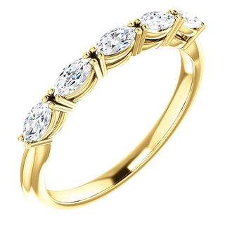 Pompeii3 1 1/2Ct Oval Moissanite Wedding Ring Available in White, Yellow or Rose Gold