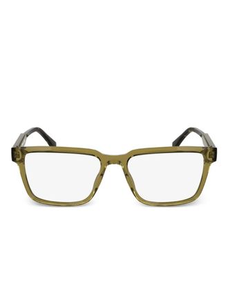 Lacoste L2976 square acetate frames - Green