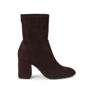 Carvela Womens Vito Ankle Boots - Brown Fabric - Size UK 9