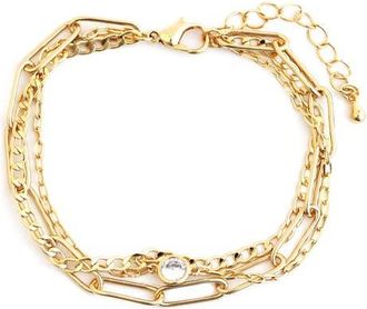 Panacea Multistrand Bracelet in Gold at Nordstrom