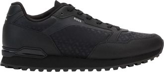 HUGO BOSS Parkour-L Run - Heren - Sneakers - Zwart - 43 EU - Polyester - Schoenen