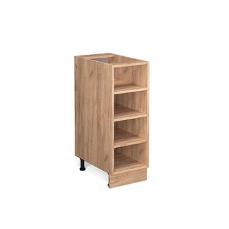 Vicco Estante De Cocina Fame-line, Roble Dorado, 30 Cm Sin Encimera