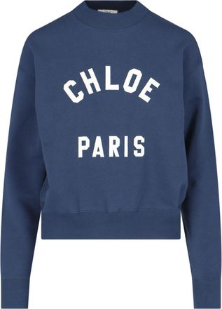Chloé paris Crew Neck Sweatshirt