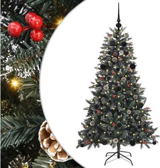 vidaXL &Aacute;rbol De Navidad Artificial Verde 150 Cm Pvc, Pl&aacute;stico Y Acero Vidaxl