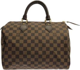 Louis Vuitton Vintage, unisex, Bruin, ONE Size, Pre-owned Damier Boston Bag