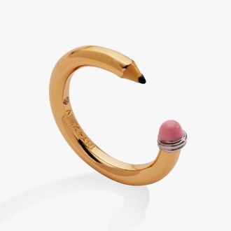 Alex and Ani Pencil Ring in Two Tone at Nordstrom
