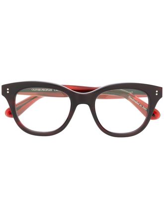 Oliver Peoples Occhiali squadrati Netta - Rosso
