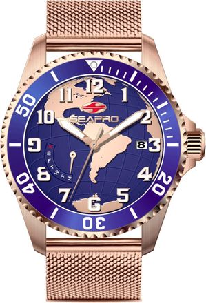Seapro Mens Voyager Blue Dial Watch