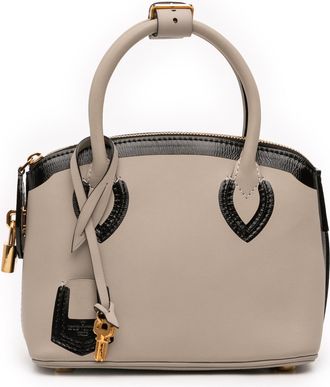 Louis Vuitton Pre-owned Womens Cuir Obsession Lockit Bb - Light Grey Leather - One Size