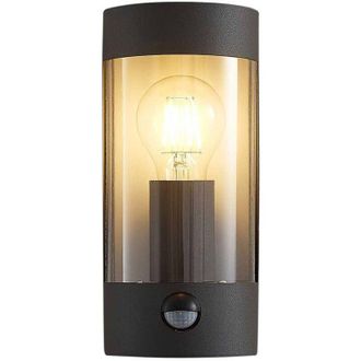 Lindby Lindby - L&aacute;mpara De Pared Exterior junias En Negro Acero