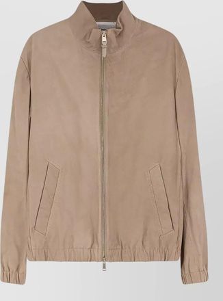 HUGO BOSS suede leather jacket