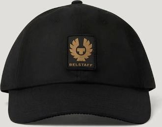Belstaff Mens Belstaff Phoenix Patch Wax Cap - Black - Size: ONE size