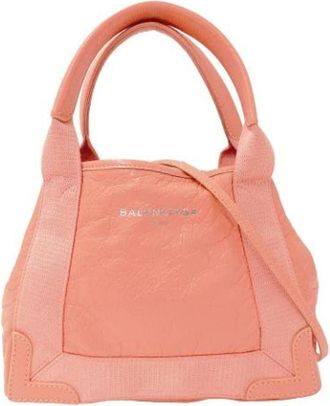 Balenciaga Pre-owned Vintage Mini Bag - Dames - Vintage Mini Tas - Roze - ONE Size - Leer - Vintage