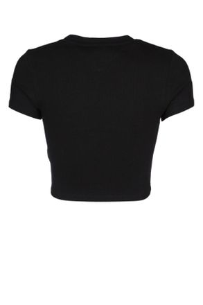 Tommy Hilfiger Womens T-Shirt Black T-shirts And Polos