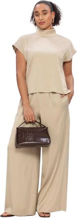 Drykorn Dames, Blouses & Shirts, Beige, Maat: XS Satijn