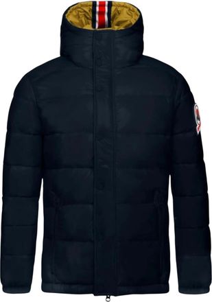 Invicta Oliver Contemporary Stylish Hooded Puffer Jacket in Navy Men