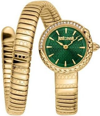 Just Cavalli Coiled Snake Bracelet Watch, 22mm in Gold at Nordstrom Rack
