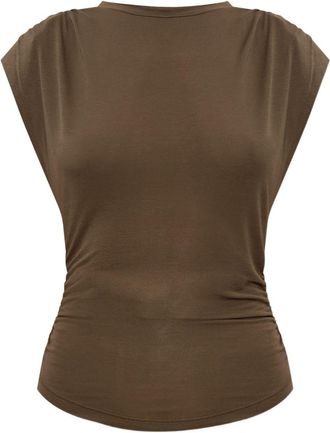 Isabel Marant Marant Etoile Licorice-colored Top