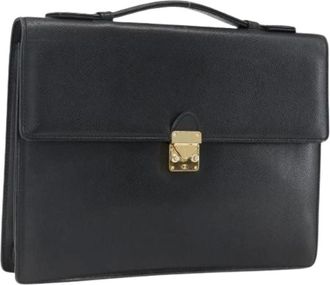 Saint Laurent Pre-owned Handbags, female, Black, Size: ONE SIZE Pre-owned Vintage Handbag