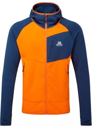 Mountain Equipment Eclipse Hooded Jacket Fleecejacke f&uuml;r Herren | blau/orange