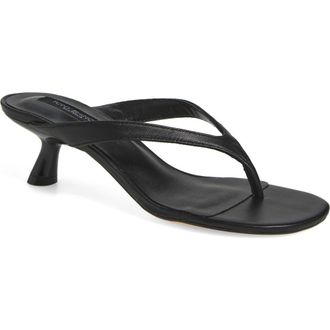 Tony Bianco Krista Sandal in Black Nappa at Nordstrom, Size 7