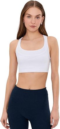 Beyond Yoga Seamless Moves Layered Bra Womens Bra White : XS, Elastane/Polyamide