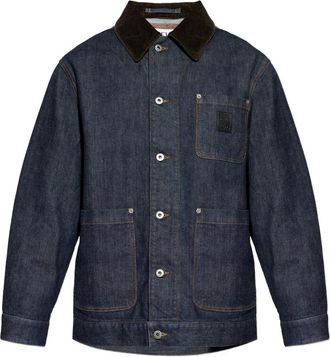 Loewe Giacca con colletto a coste - Blu